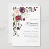 水エレガント色フローラ除・売却パーティー 招待状 (正面)