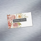 水エレガント色フローラ マグネット名刺 (インサイチュ)