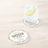 水エレガント色フローラSweet sixteen コースター (側面)