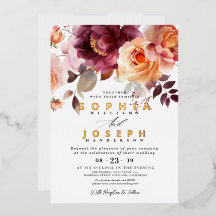 水エレガント色ブルゴーニュフローラ結婚ズ