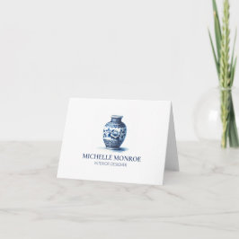 水エレガント色ブルージンジャージャー内装デザイン カード