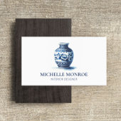 水エレガント色ブルージンジャージャー内装デザイン 名刺