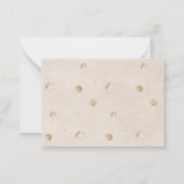 水エレガント色ベア誕生日感謝していユーベビー ノートカード (裏面)