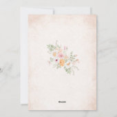 水エレガント色ベビーイン開花フローラベビーショウ シーズンカード (裏面)