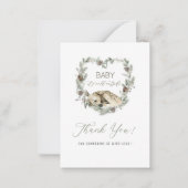 水エレガント色ベビー冷たい外ベビーsh ノートカード (正面)