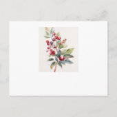 水エレガント色ベリー ポストカード (正面)