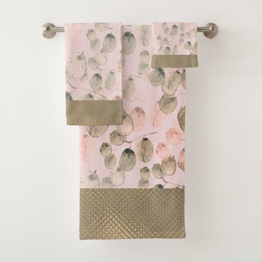 水エレガント色ボタニカル離れ バスタオルセット (インサイチュ)