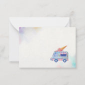 水エレガント色ポプシクルありがとう赤ちゃんシャワー ノートカード