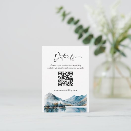 水エレガント色マウンテンフォレスト詳細 エンクロージャーカード (スタンド正面)