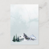 水エレガント色マウンテンフォレスト詳細 エンクロージャーカード (裏面)