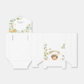 水エレガント色ママと蜂の蜂蜜の赤ちゃんシャワー フェイバーボックス (折り畳みなし)