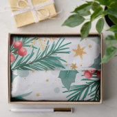 水エレガント色メリークリスマスティッシュペーパー 薄葉紙 (ギフト)