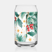 水エレガント色メリークリスマス缶ガラス ガラス缶 (右)