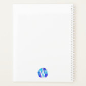 水エレガント色モノグラム2022プランナー プランナー手帳 (裏面)