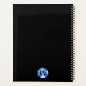 水エレガント色モノグラム2022プランナー プランナー手帳 (裏面)