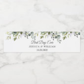 水エレガント色ユーカリ最高のデイエバー ペットボトルラベル (シングルラベル)