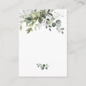 水エレガント色ユーカリ移動発表 エンクロージャーカード (裏面)