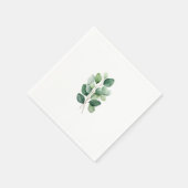 水エレガント色ユーカリ紙ナプキン スタンダードカクテルナプキン (角)