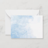 水エレガント色リトルカウボーイロデオカントリーバブ ノートカード (裏面)