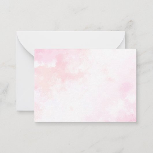 水エレガント色リトル女性のカーボーイロデオカントリーBa ノートカード (裏面)