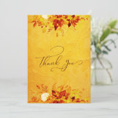 水エレガント色レッドと金ゴールドポインセチア結婚ズ サンキューカード (スタンド正面)