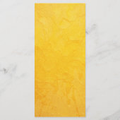 水エレガント色レッドと金ゴールドポインセチア結婚ズ メニュー (裏面)