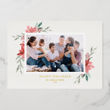 水エレガント色レッドポインセティアスハッピーホリデイズ