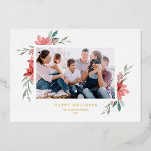 水エレガント色レッドポインセティアスハッピーホリデイズ