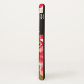 水エレガント色レッドローズモノグラム Case-Mate iPhoneケース (裏面/左)