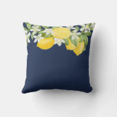 水エレガント色レモン腰枕 クッション (裏面)