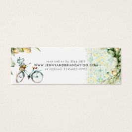 水エレガント色レモン |の結婚WebサイトRSVP