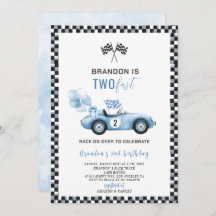 水エレガント色レースカー2nd誕生日パーティー