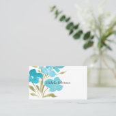 水エレガント色ワイルドフォワーズプロフェッショナル 名刺 (スタンド正面)