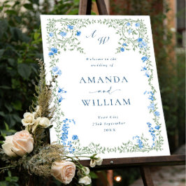 水エレガント色ワイルドフラワーウェルカム結婚ズ アクリルサイン