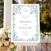 水エレガント色ワイルドフラワーウェルカム結婚ズ アクリルサイン