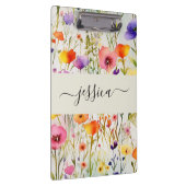 水エレガント色ワイルドフラワースクリプト名 クリップボード (右)