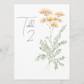 水エレガント色ワイルドフラワーテーブル番号 プログラム (正面)