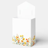 水エレガント色ワイルドフラワーフローラブライダルシャワー フェイバーボックス (オープン)