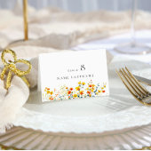 水エレガント色ワイルドフラワーフローラ座席表 テーブルナンバー