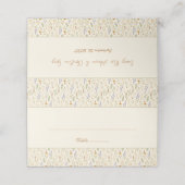 水エレガント色ワイルドフラワーフローラ結婚ズ プレイスカード (外部開封)