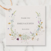 水エレガント色ワイルドフラワーベージュ フェイバータグ (正面)