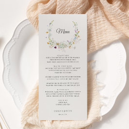 水エレガント色ワイルドフラワーリースベージュ結婚ズ メニュー