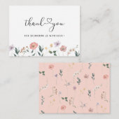 水エレガント色ワイルドフラワー春ボホ素朴 ノートカード (正面/裏面)