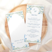 水エレガント色ワイルドフラワー結婚ズディナー メニュー