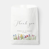 水エレガント色ワイルドフラワー結婚ズ フェイバーバッグ (正面)