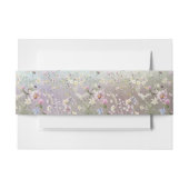 水エレガント色ヴィンテージフローラ 招待状ベリーバンド (正面例)