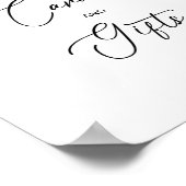 水エレガント色冬アネモネ花ブライダル ポスター (角)