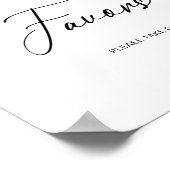 水エレガント色冬アネモネ花ブライダル ポスター (角)