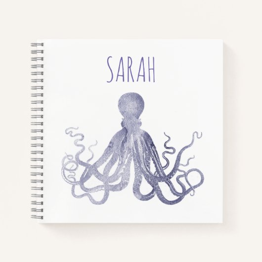 水エレガント色名 ノートブック (正面)