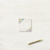 水エレガント色多肉植物素朴木 ポストイット (デスク上)